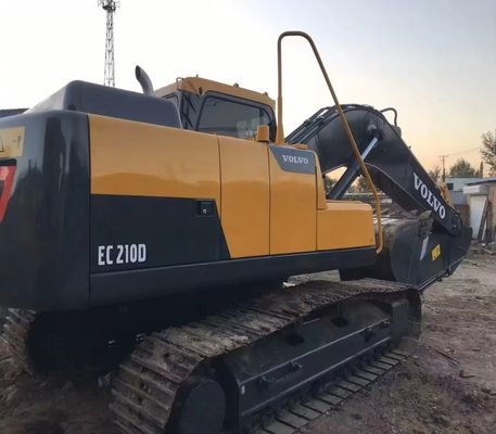 Kore'de yapılmış orijinal kullanılmış Volvo ec210 sürünen ekskavatör satılıyor.