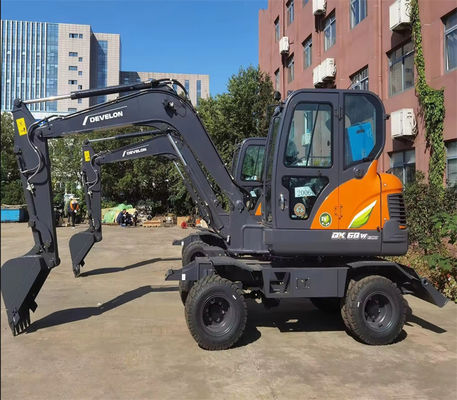 DX60W Kullanılmış Doosan Kazı Makinesi 2.9m Kol Kullanılmış Kazı Makinesi