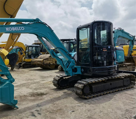SK55SRX İkinci el İyi durumda Kobelco Kazı makineleri 5260kg 0.12m3 Kova kapasitesi ile