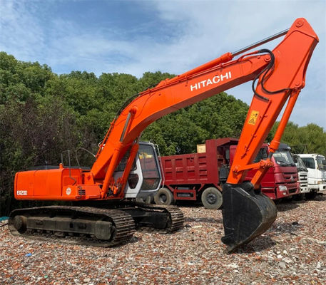 19400KG Turuncu İyi durumda İSUZU AA-6BGIT Motoru ile ikinci el Hitachi Excavator Zx200