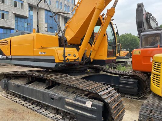 Cummins Motor Kazı makinesi Hyundai 220-9s 5-10 Metre Atma Yüksekliği İyi Durum 50 Ton Çalışma Kilo