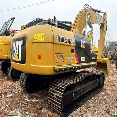 Japonya Kullanılmış Caterpillar Orijinal CAT320D Makine 20 Ton Ağır Sürünen Kazıcı