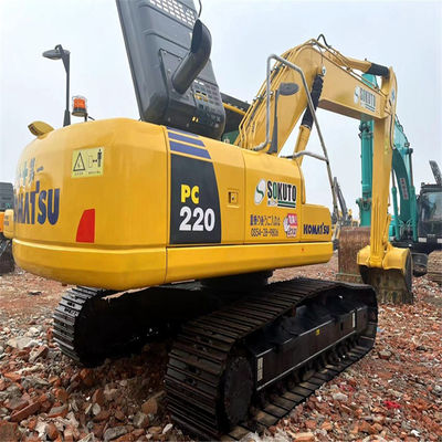 Japon Kullanılmış Komatsu PC220-8 İkinci El Hidrolik Kazı makinesi Komatsu 55 Kazı makineleri