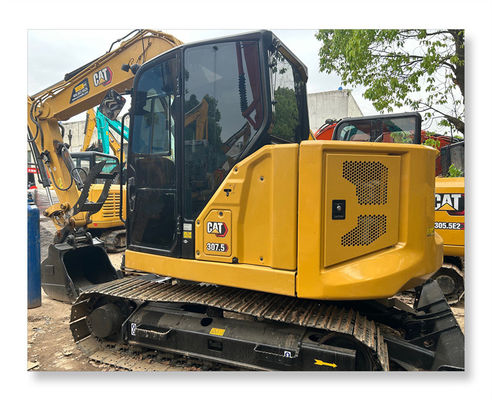 Kullanılmış tırtıl orijinal 7.5 TON Mini CAT 307.5 Crawler Excavator sıcak satış için