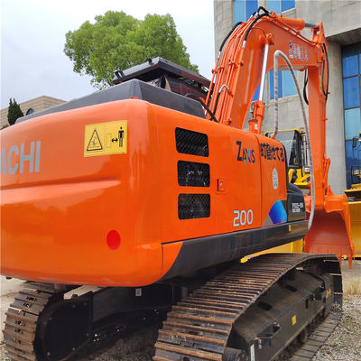 20 ton ağır makine kullanılmış Hitachi Zx200 ekskavatörü düşük çalışma saatleri ile