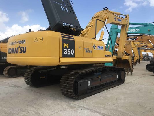 Japonya Orijinal Komatsu PC350 Kullanılmış Ekskavator35 Ton İkinci El Hidrolik Kazı makinesi
