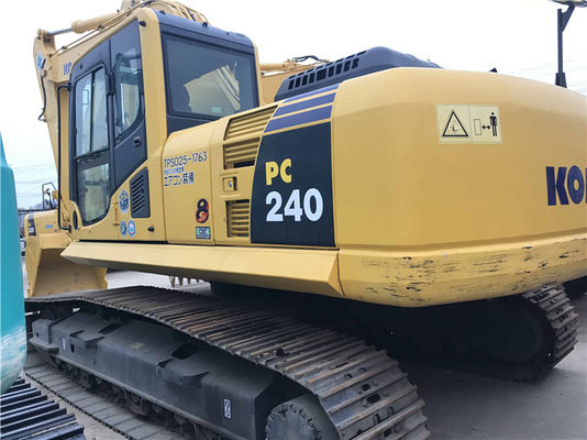 Japonya yapımı kullanılmış Komatsu PC240-8 raylı kazıcı sürünen kazıcı satılıyor