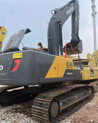 İyi durumda orijinal 24 tonluk ikinci el Volvo ec 240 sürünen ekskavator