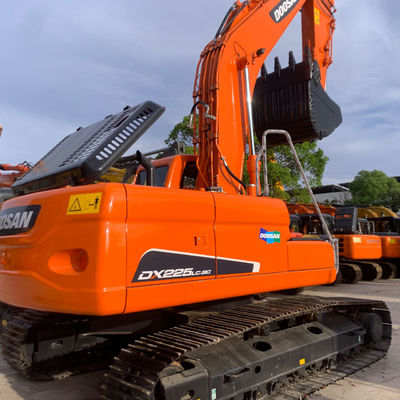 21800kg çalışma ağırlığı kullanılmış DX225 DX300 Doosan Crawler Excavator stokta
