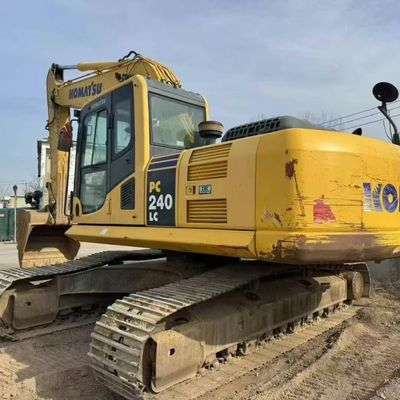 Güçlü Komatsu kullanılmış kazıcı kazıcı PC240 İnşaat projeleri için hidrolik kazıcı