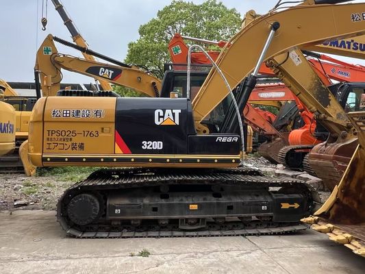 Kaliteli Kullanılmış Caterpillar CAT 320D Kazıcı Yakıt Tasarrufu Güçlü