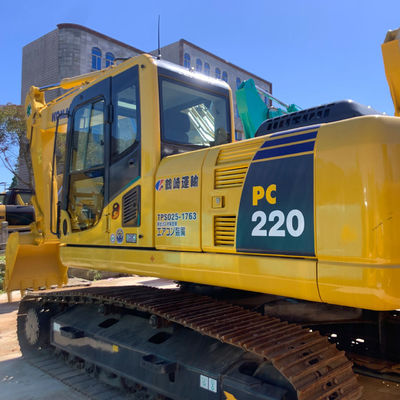 Kullanılmış Japonya KOMATSU PC220-8 Komatsu 20 Ton Ekskavatör 6920mm Kazma Derinliği