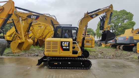 Yeni Gelenler Orijinal Yüksek Kalite Mini 5 Ton İkinci El CAT305.5E2 Kazıcı Kullanılmış 5 Ton Mini CAT 305.5E2 306 307 308 Kazıcı