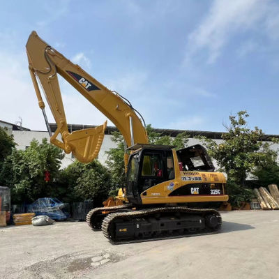 Kullanılmış CAT 325C hidrolik sürünen kazıcı inşaat projeleri için tırtıl