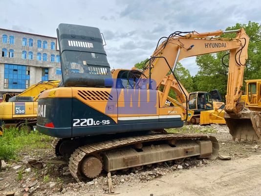 Hyundai 220LC-9S Kullanılmış kazık makinesi Crawler kazık makinesi İkinci El Japonya Motoru 220LC-9S