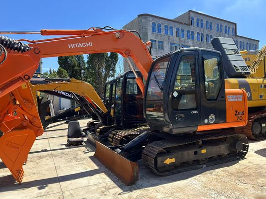 Yüksek Kaliteli Orijinal Japonya Mini Kullanılmış 7 Ton Hitachi ZX70 Hitachi Zaxis 70 Crawler Excavator