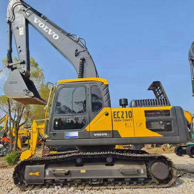 Yeni Gelen %90 Yeni VOLVO Orijinal Kullanılmış Ekskavatör EC210 Hidrolik Ekskavatör Kullanılmış Kazıcılar Yüksek Performans