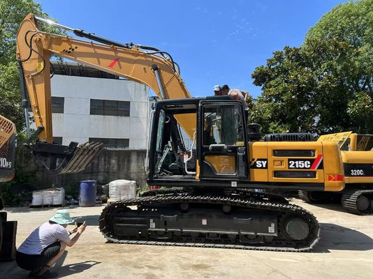 Fabrika Fiyatlı Kullanılmış Sany SY215C Hidrolik Paletli Ekskavatör, Mükemmel Durumda