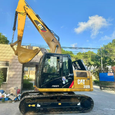 Orijinal Caterpillar Cat312D Kullanılmış Ekskavatör Cat312D2 Ekskavatör Cat312GC Paletli Ekskavatör 12 ton mini ekskavatör iyi kalite çok yüksek kondisyon
