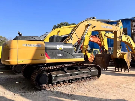 Kullanılmış CAT336D 36 Tonluk Hidrolik Paletli Ekskavatör, Kırıcı ile birlikte, Toprak İşleri için, Toprak İş Makinesi 336 336D 336D2 330D 330D2