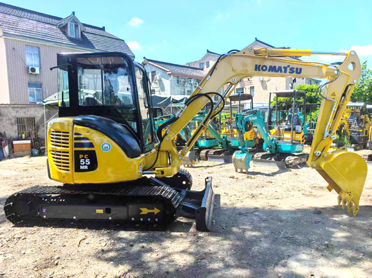 2022 model kullanılmış Komatsu PC55 mini ekskavatör, 5.5 ton | Sıfır kuyruk salınımı | Kullanılmış mini ekskavatör | 2000 saat | 1 yıl garanti