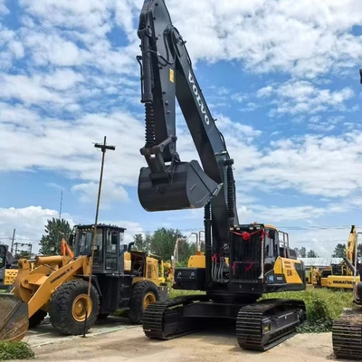 Kullanılmış Volvo EC480 Kazı makinesi 48 ton Hidrolik sürünen 8 ton çalışma ağırlığı EPA Motor Uçuşcu 1 yıllık garanti yapın