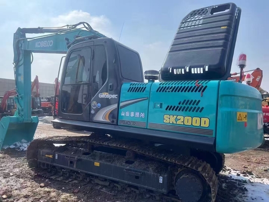 Sıcak Satış Kobelco SK200D Paletli Ekskavatör 20 Ton Ekskavatör Motoru Yüksek Verimlilik Düşük Yakıt Tüketimi Kobelco 200