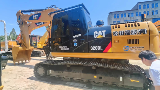 Caterpillar 320 320D 320D2 Çekirdek bileşenleri ile 20 tonluk kullanılmış ekskavatör stokları Motor dişli kutusu rulman PLC