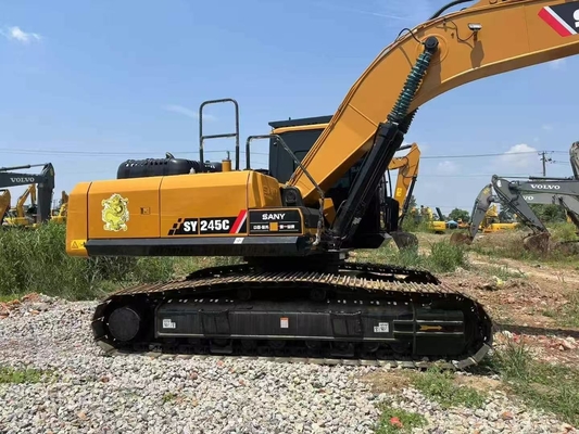 Sany SY245H orijinal kullanılmış hidrolik sürünen kazıcı satılıyor 25 tonluk kazıcılar SY245H SY235 SY215 SY155 SY365 SY485