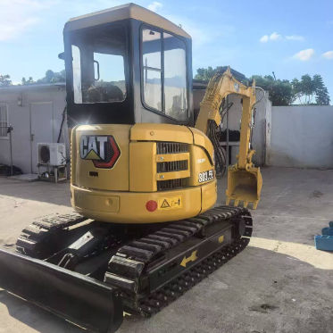Kullanılmış Caterpillar 303.5E kazıcı, orijinal boya, çekirdek bileşenleri sağlam.
