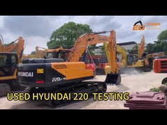 Kore Ağır Güçlü 20 Ton Hyundai 220 Ekskavatörü İyi Fiyat R220LC-9S Kullanılmış Hyundai Crawler Ekskavatörü