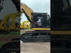 Kullanılmış CAT345GC 45 tonluk Hidrolik Paletli Ekskavatör, PLC'li Büyük İnşaat Makinesi Bomlu Kaldırma Cat
