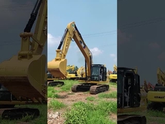Japon menşeli orijinal CAT320D2 iş makinesi ikinci el ekskavatör